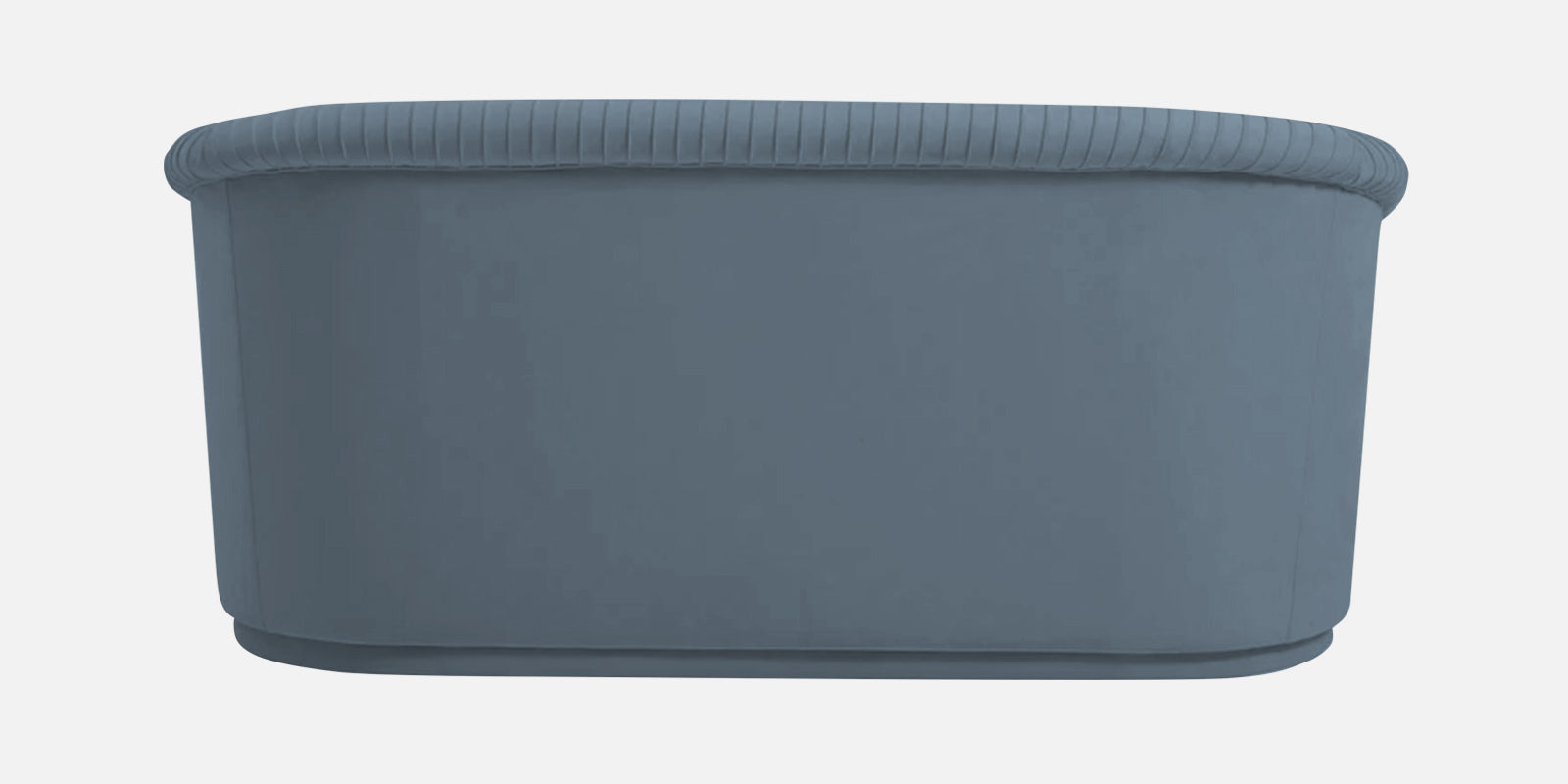 Yara Velvet Fabric 2 Seater Sofa In Oxford Blue Colour - Febonic Living