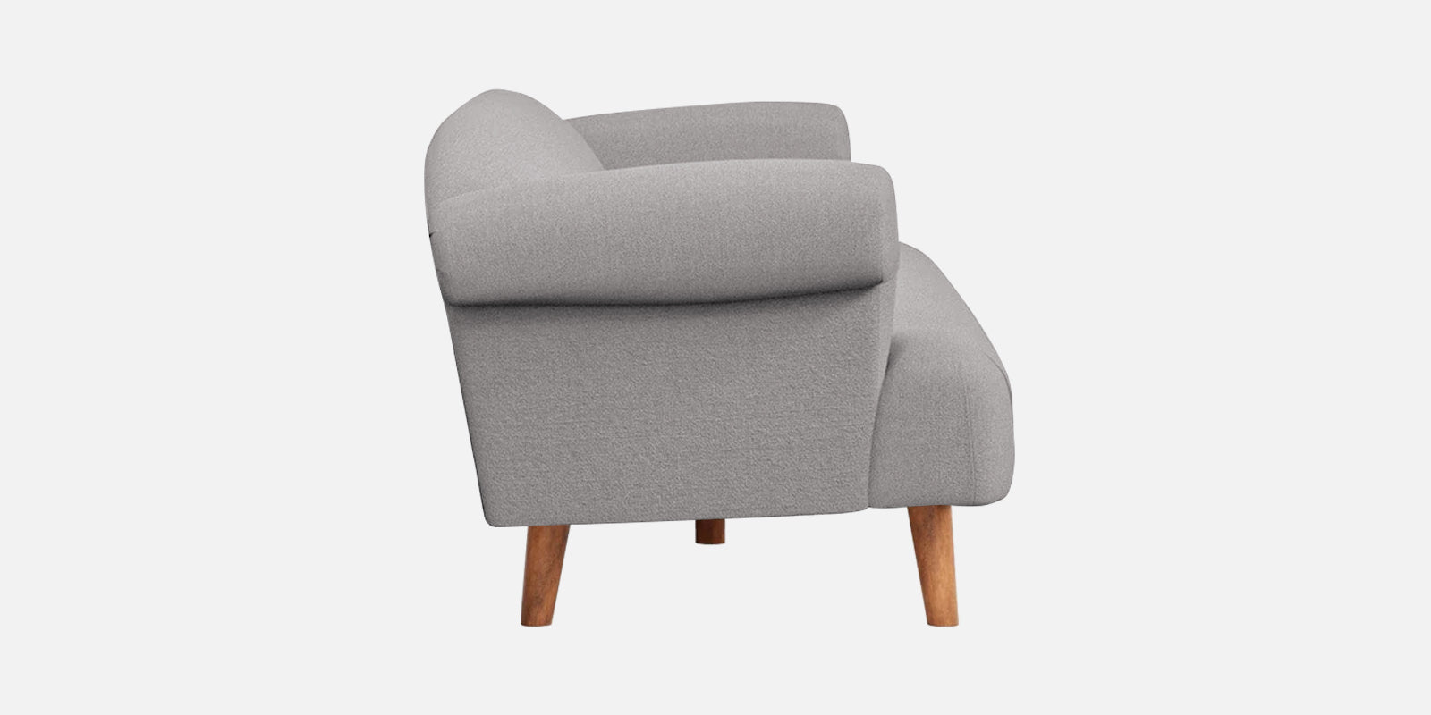Barber Fabric 3 Seater Sofa In Silver Grey Colour - Febonic Living