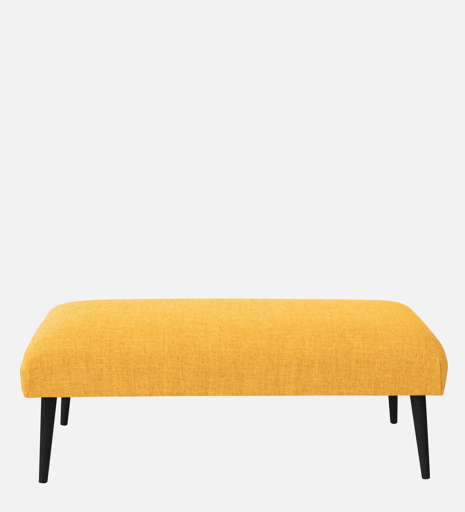 Adon Velvet Bench In Turmeric Yellow Colour - Febonic Living