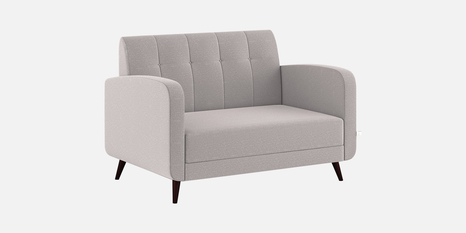 Wiki Velvet 2 Seater Sofa In Pearl Grey Colour - Febonic Living