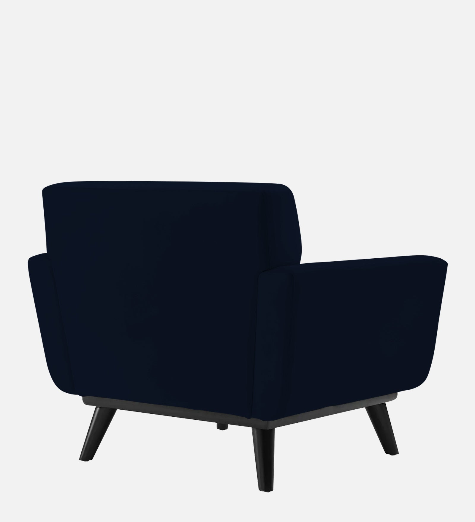 Tucker Velvet 1 Seater Sofa In Dark Blue Colour - Febonic Living