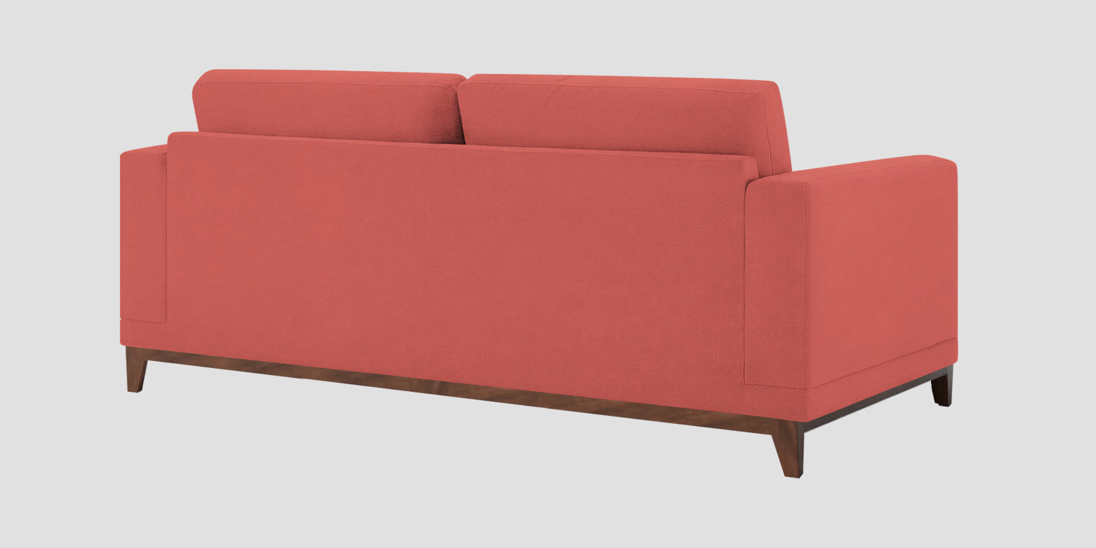 Esha Fabric 2 Seater Sofa In Salmon Pink Colour - Febonic Living