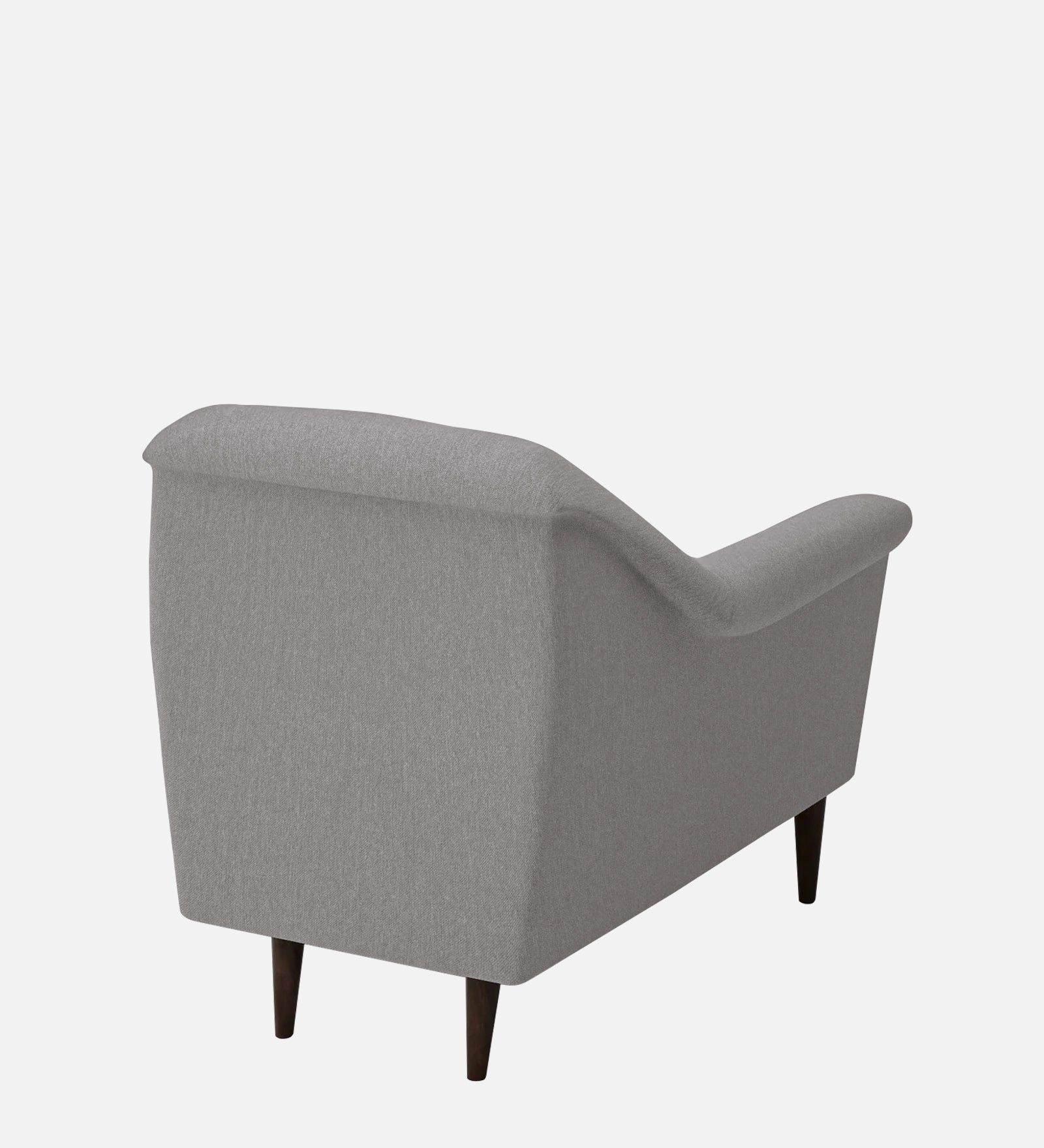 Homer Fabric 1 Seater Sofa In Silver Grey Colour - Febonic Living