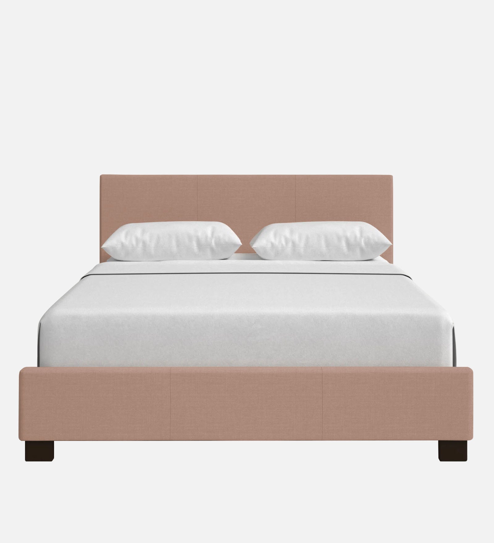 Lora Fabric King Size Bed in Olive Beige Colour - Febonic Living