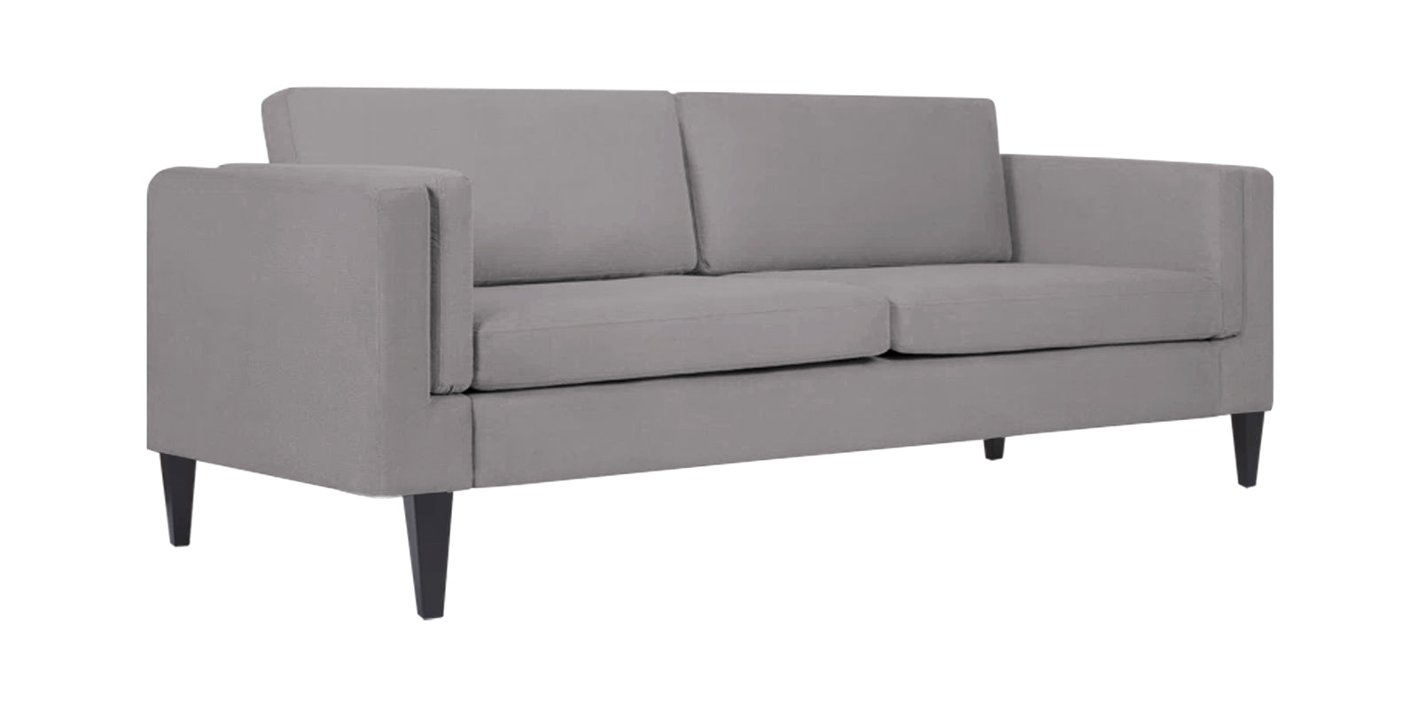 Jasper Velvet 3 Seater Sofa in concrete grey Colour