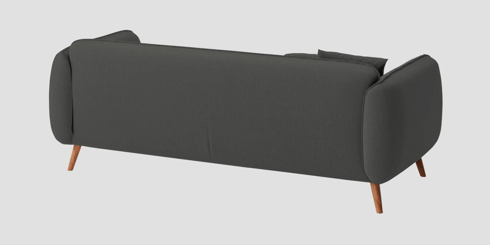 Zia Fabric 3 Seater Sofa In Stone Grey Colour - Febonic Living