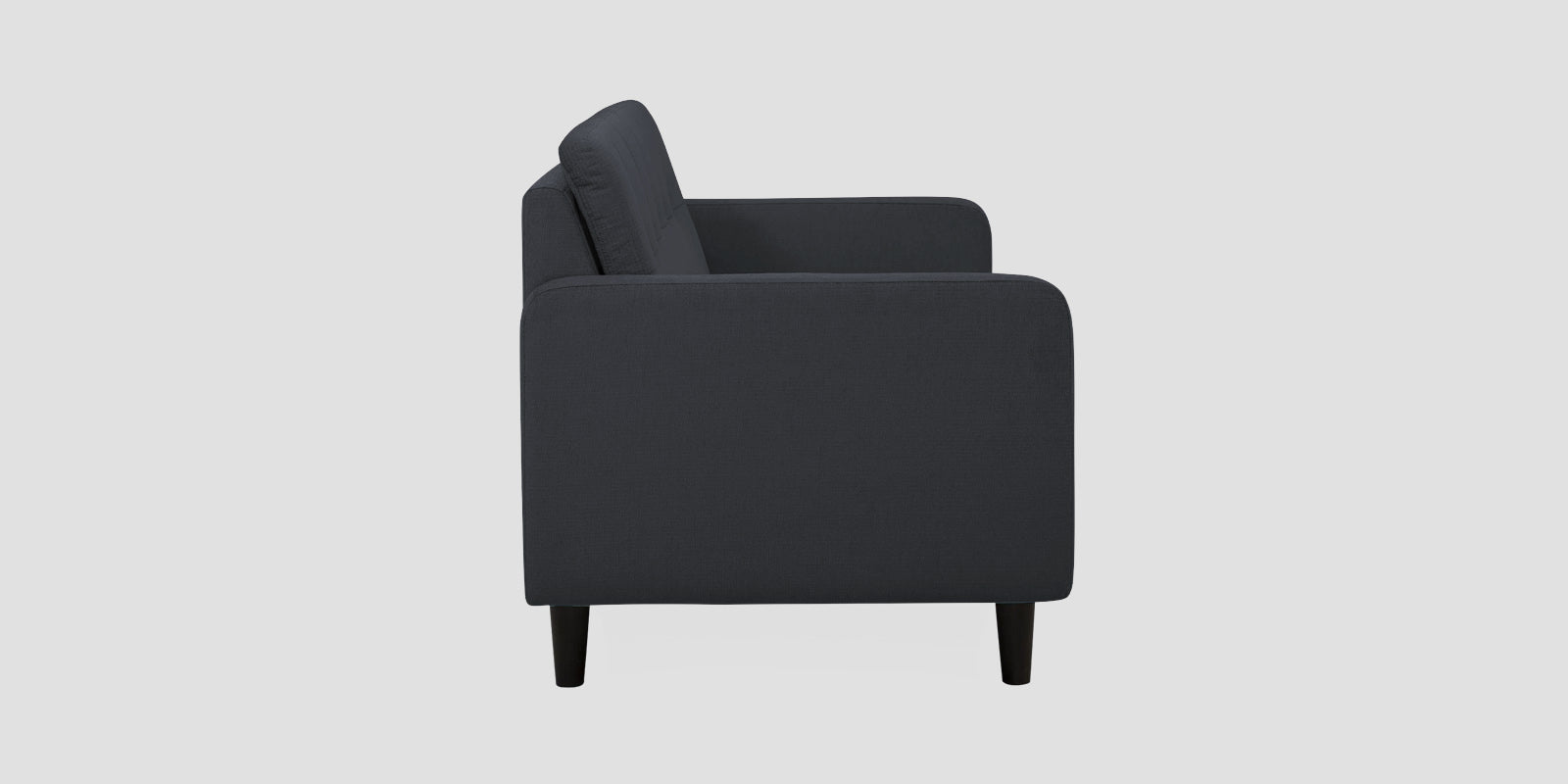 Noha Fabric 3 Seater Sofa In Charcoal Grey Colour - Febonic Living