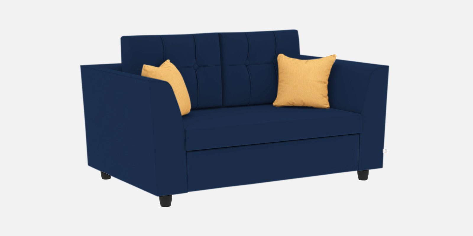 Nestin Velvet 2 Seater Sofa In Imperial Blue Colour - Febonic Living