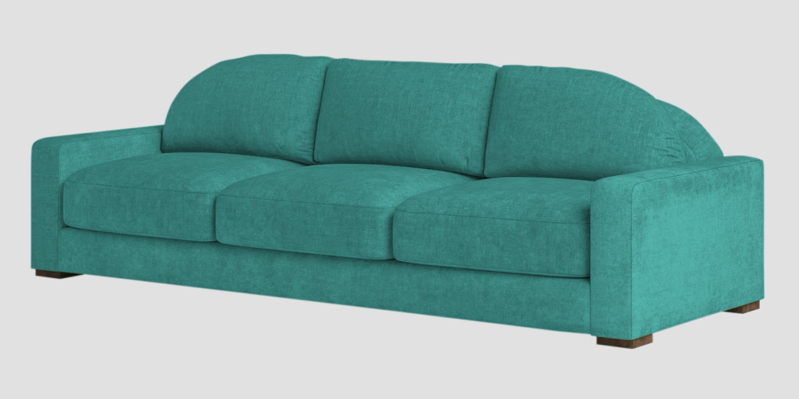 Dara Fabric 3 Seater Sofa In Sea Green Colour - Febonic Living
