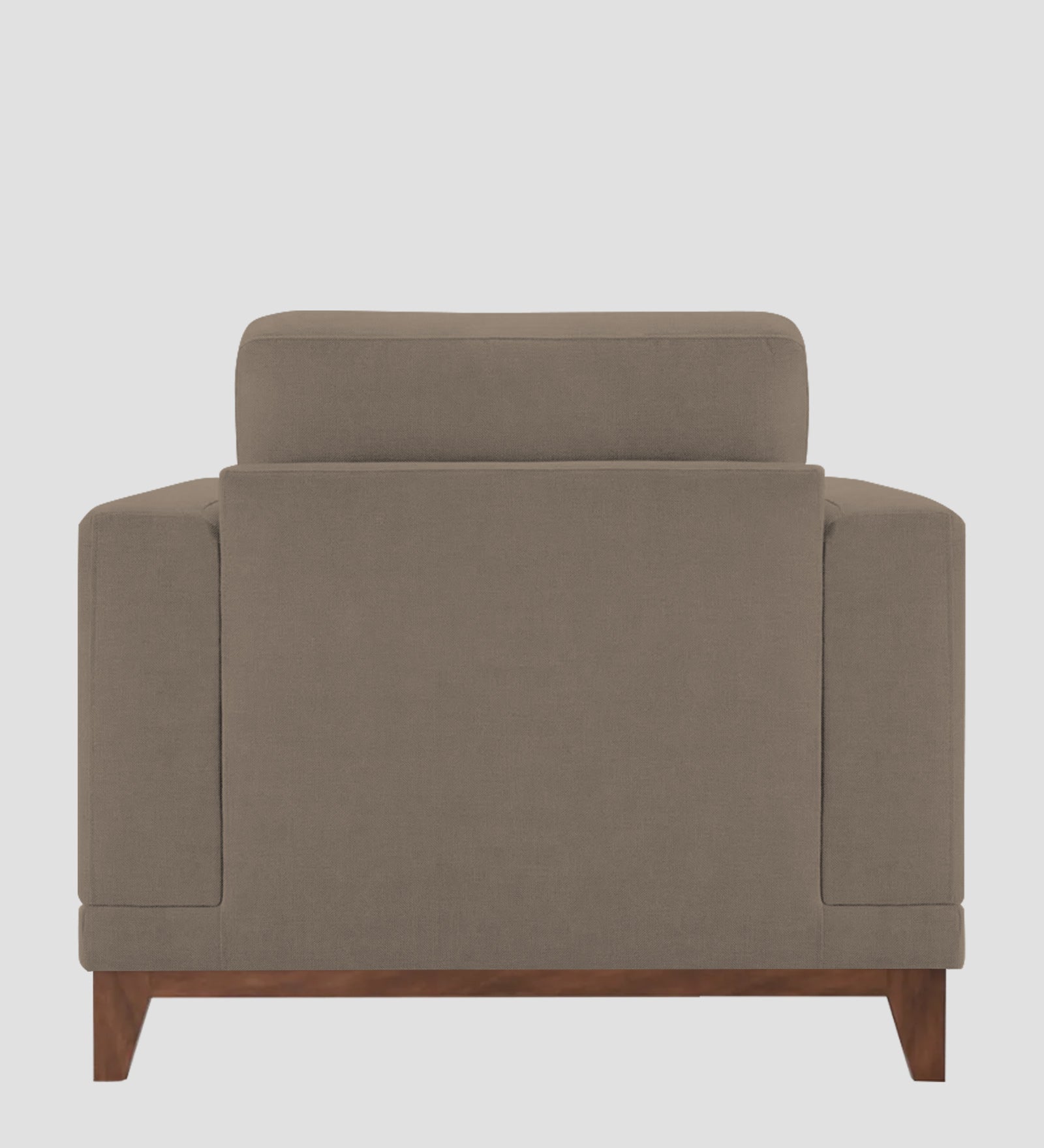 Esha Fabric 1 Seater Sofa In Hazel Beige Colour - Febonic Living