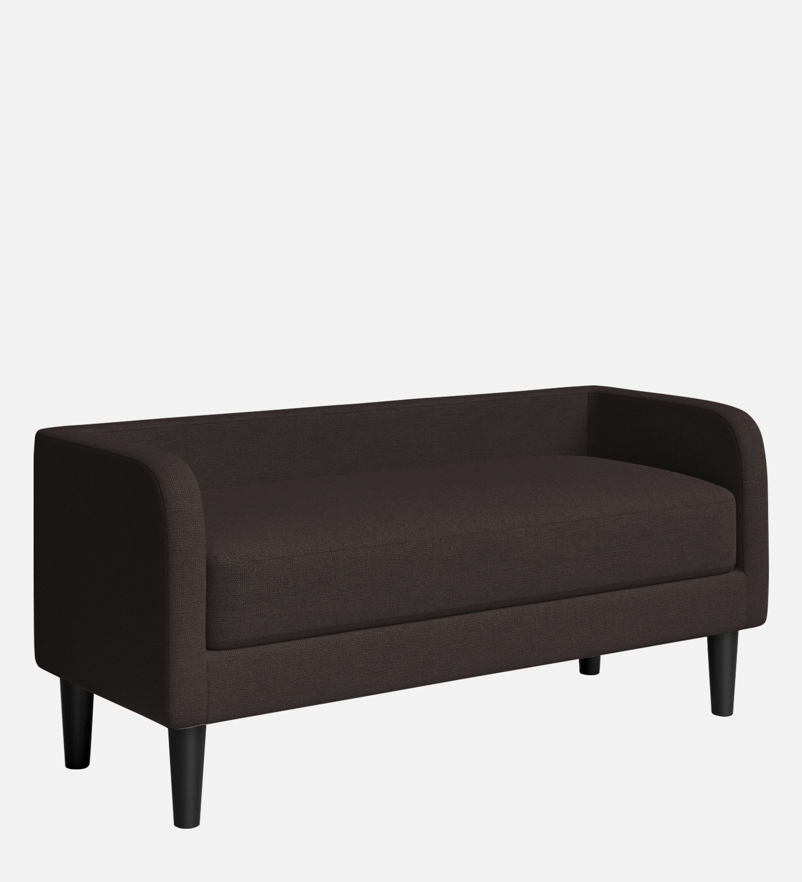 Maya Fabric Bench In Cara Brown Colour - Febonic Living