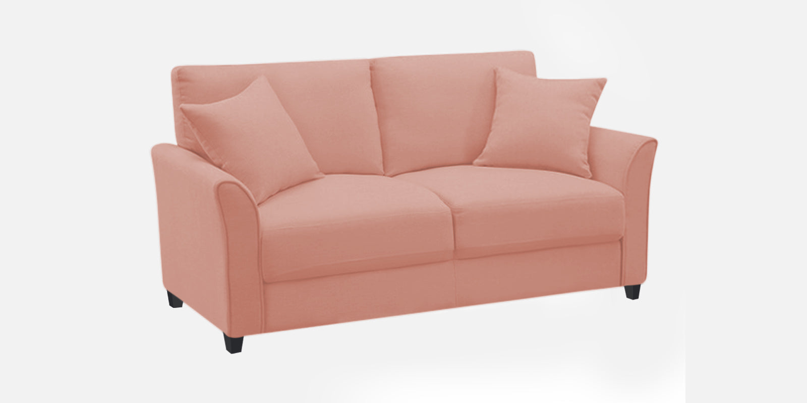 Daroo Velvet 2 Seater Sofa In Blush Pink Colour - Febonic Living