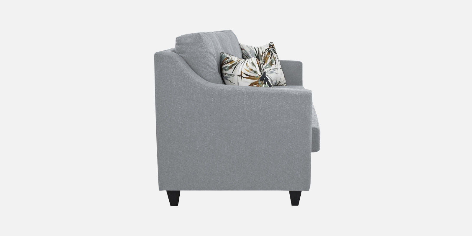 Welly Fabric 2 Seater Sofa In Coin Grey Colour - Febonic Living