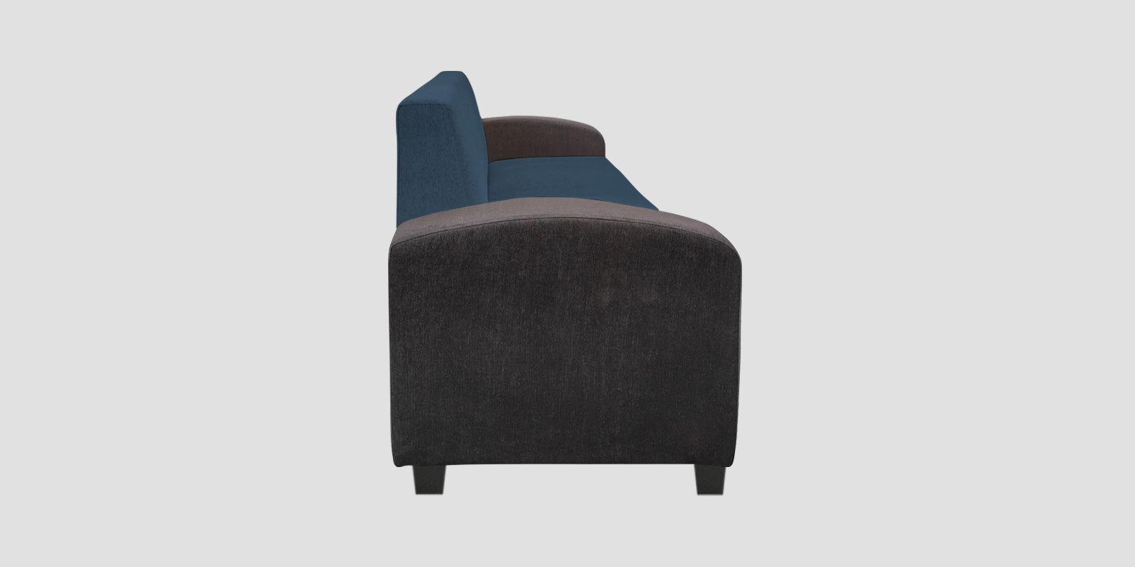 Alex Fabric 3 Seater Sofa In Light Blue Colour