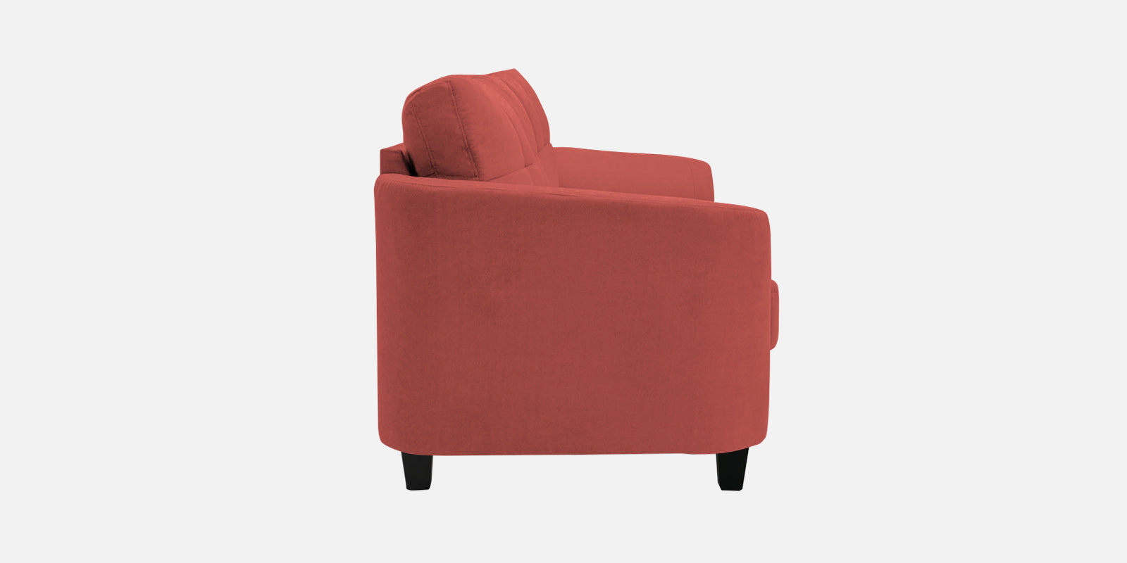 Mulan Fabric 2 Seater Sofa In Salmon Pink Colour - Febonic Living