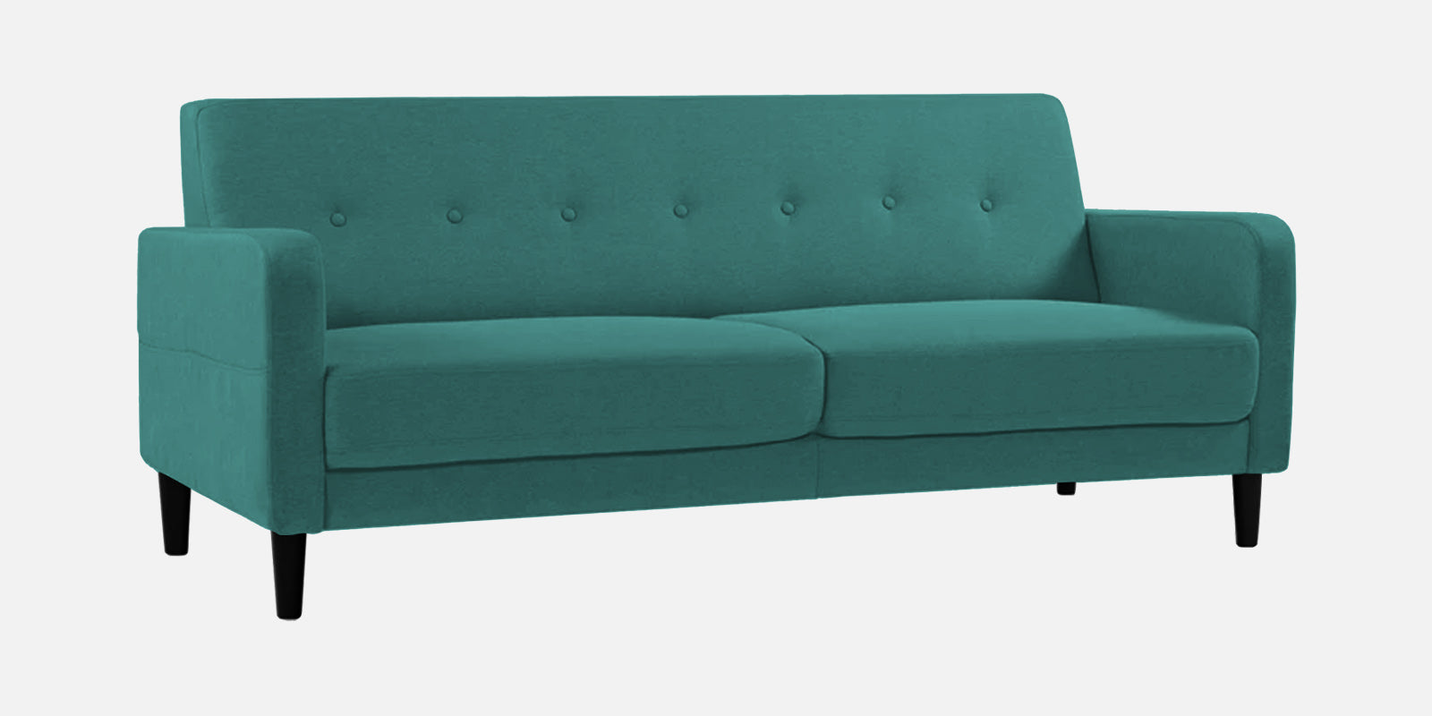 Marq Fabric 3 Seater Sofa In Sea Green Colour - Febonic Living
