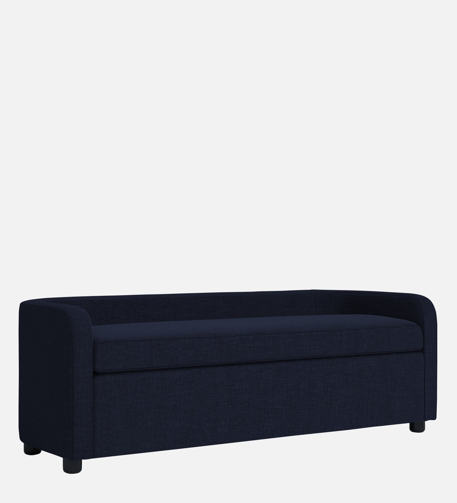 Cooper Fabric Storage Bench In Royal Blue Colour - Febonic Living