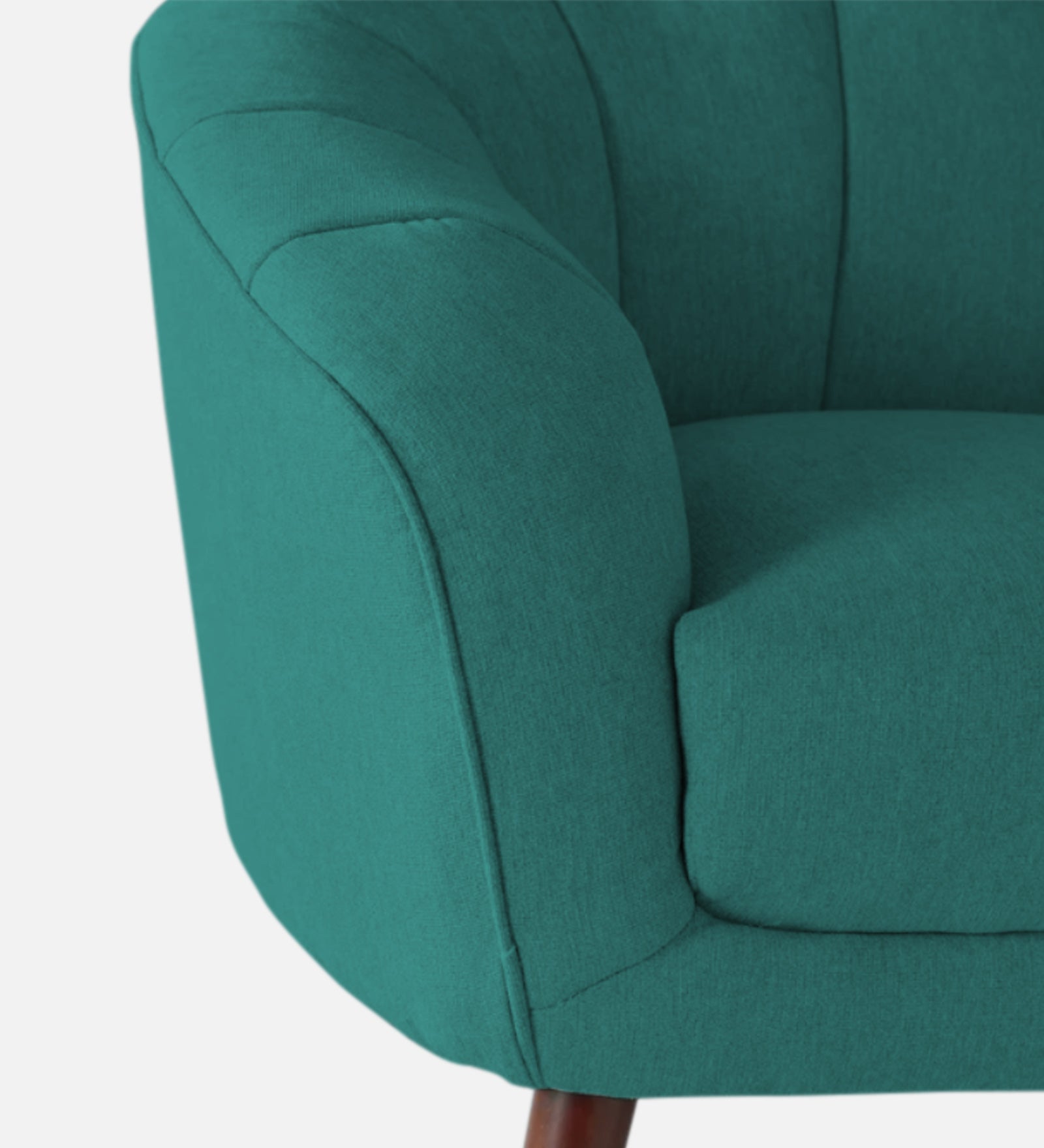Benjamin Fabric 1 Seater Sofa In Sea Green Colour - Febonic Living