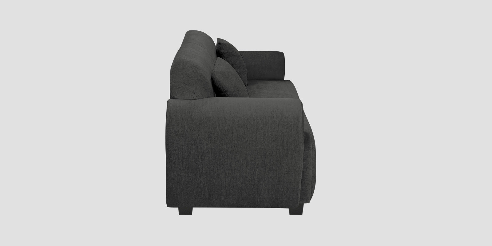 Apollo Fabric 2 Seater Sofa In Charcoal Grey Colour - Febonic Living