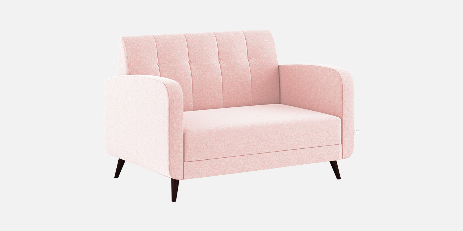 Wiki Velvet 2 Seater Sofa In Millennial Pink Colour - Febonic Living
