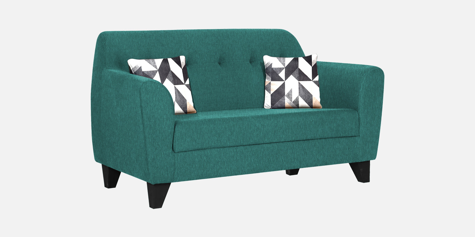 Melaan Fabric 2 Seater Sofa In Sea Green Colour - Febonic Living