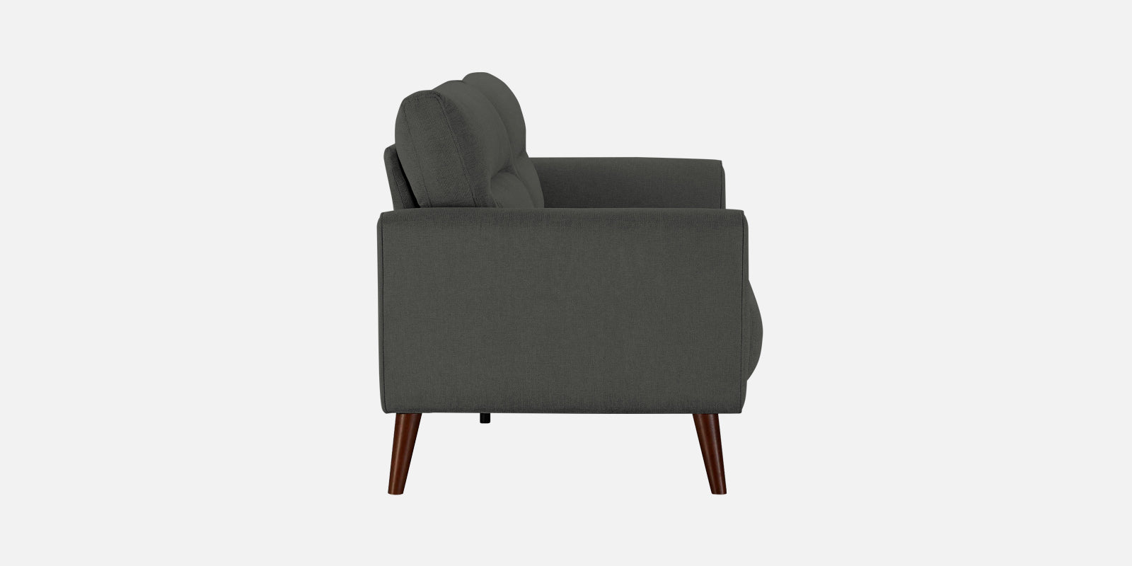 Castro Fabric 3 Seater Sofa In Charcoal Grey Colour - Febonic Living