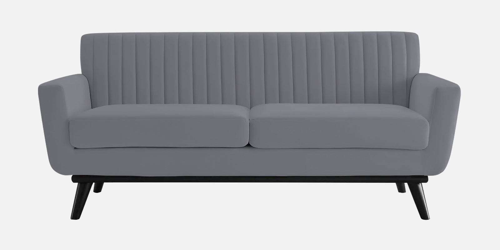 Tucker Velvet 2 Seater Sofa In Pubble Grey Colour - Febonic Living