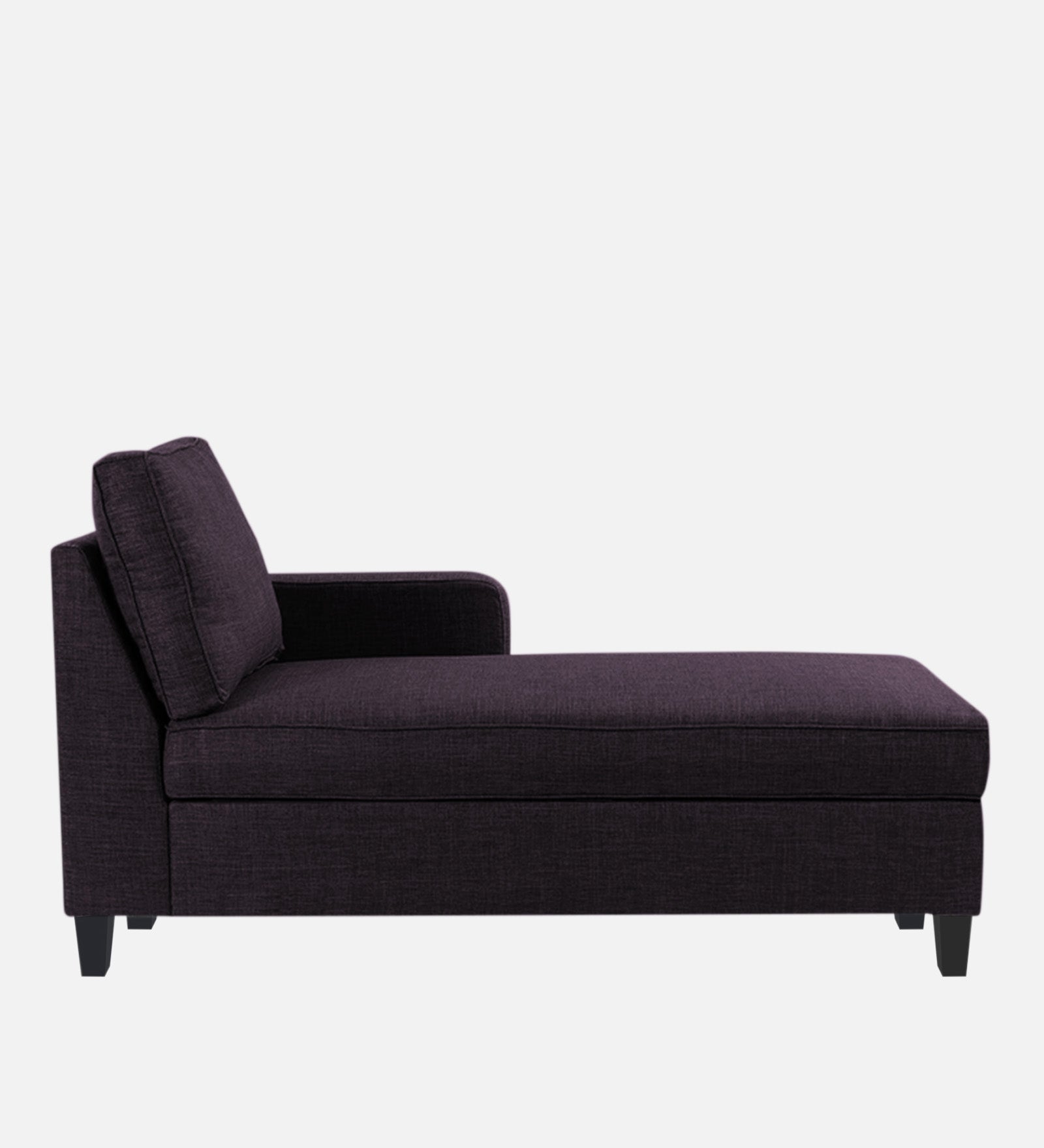 Harry Fabric RHS Chaise Lounger In Cara Brown Colour - Febonic Living