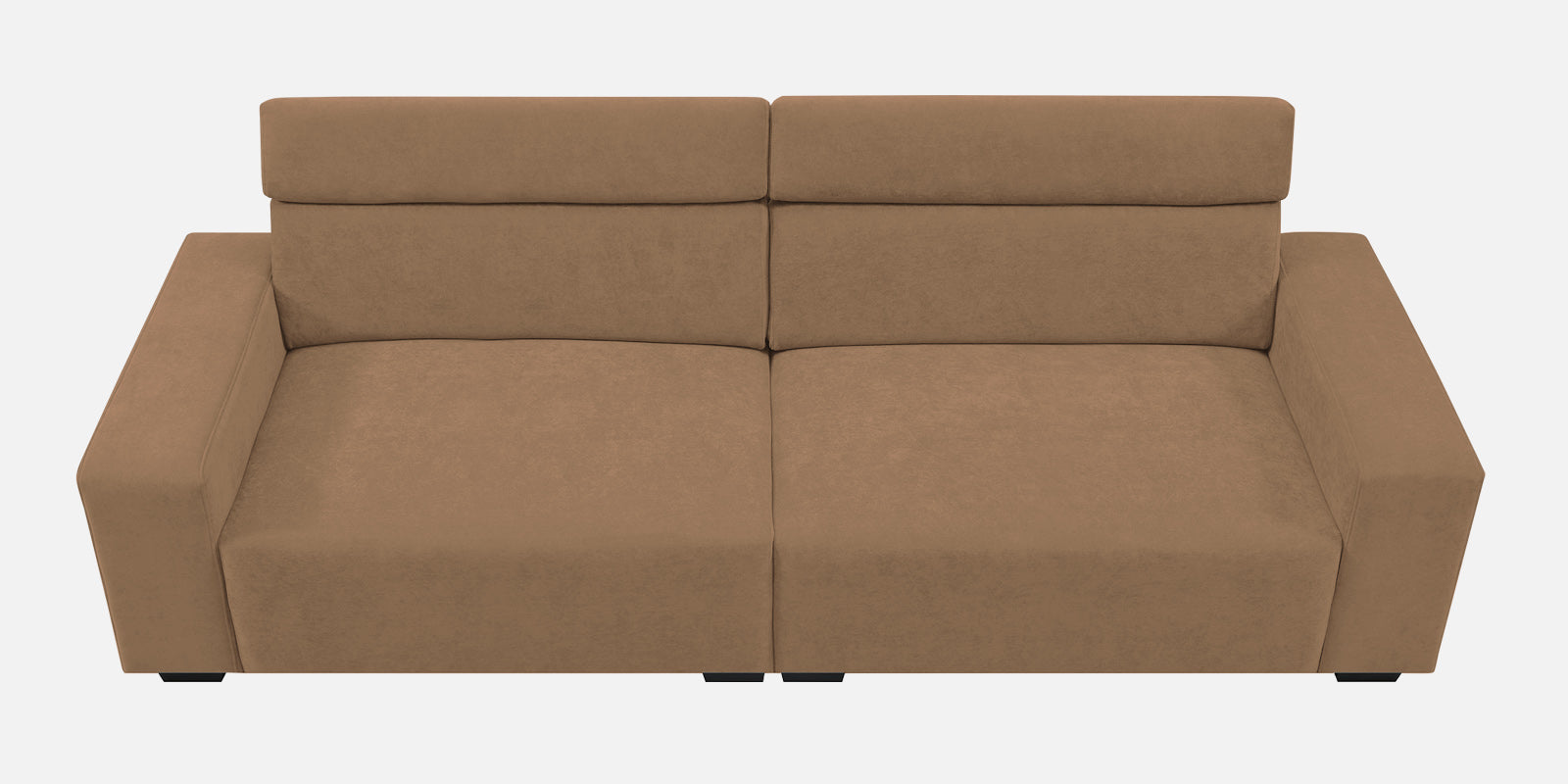 Hiro Fabric 3 Seater Sofa In Dusty peach Colour - Febonic Living