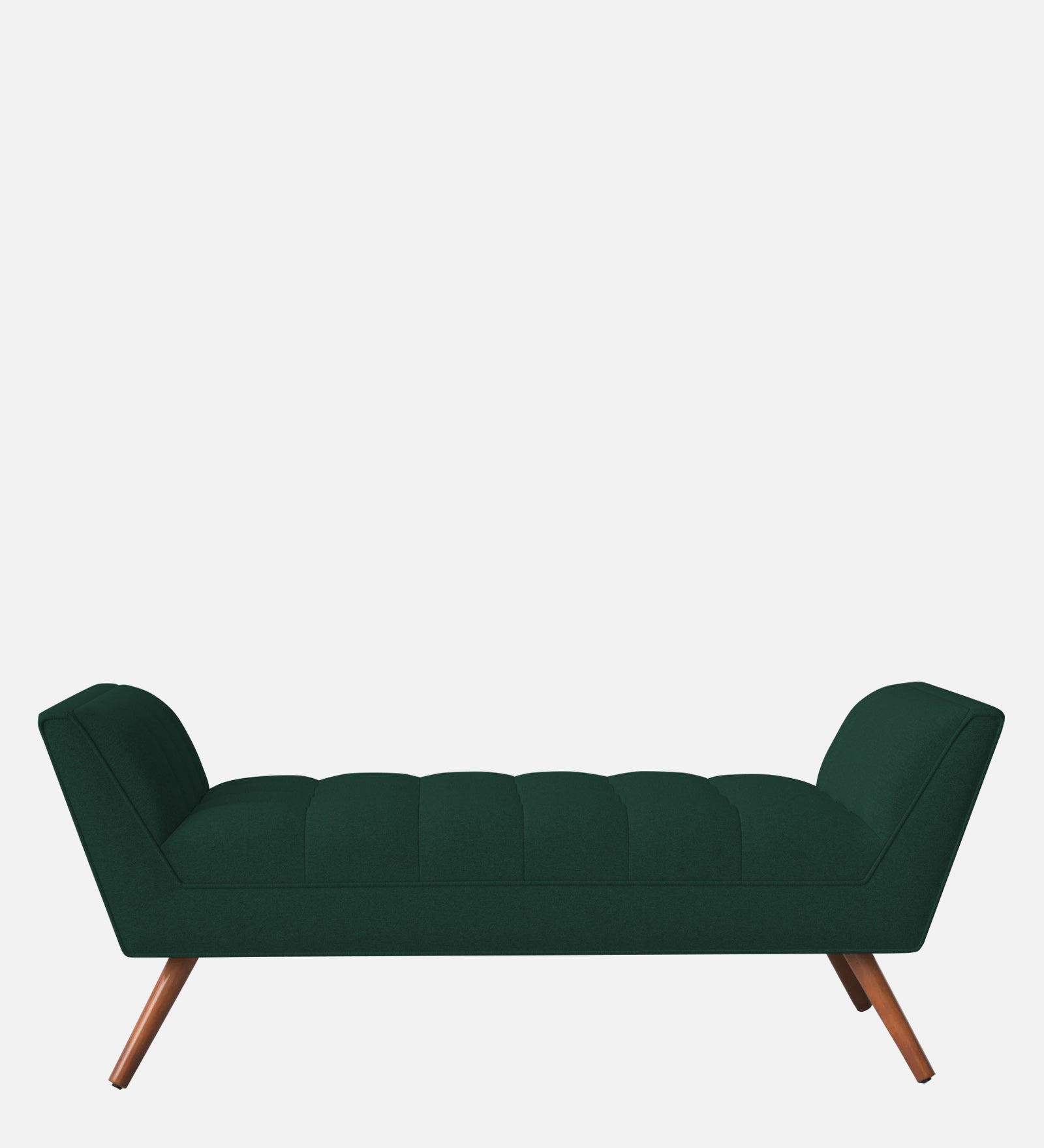 Cartes Velvet Bench In Forest Green Colour - Febonic Living