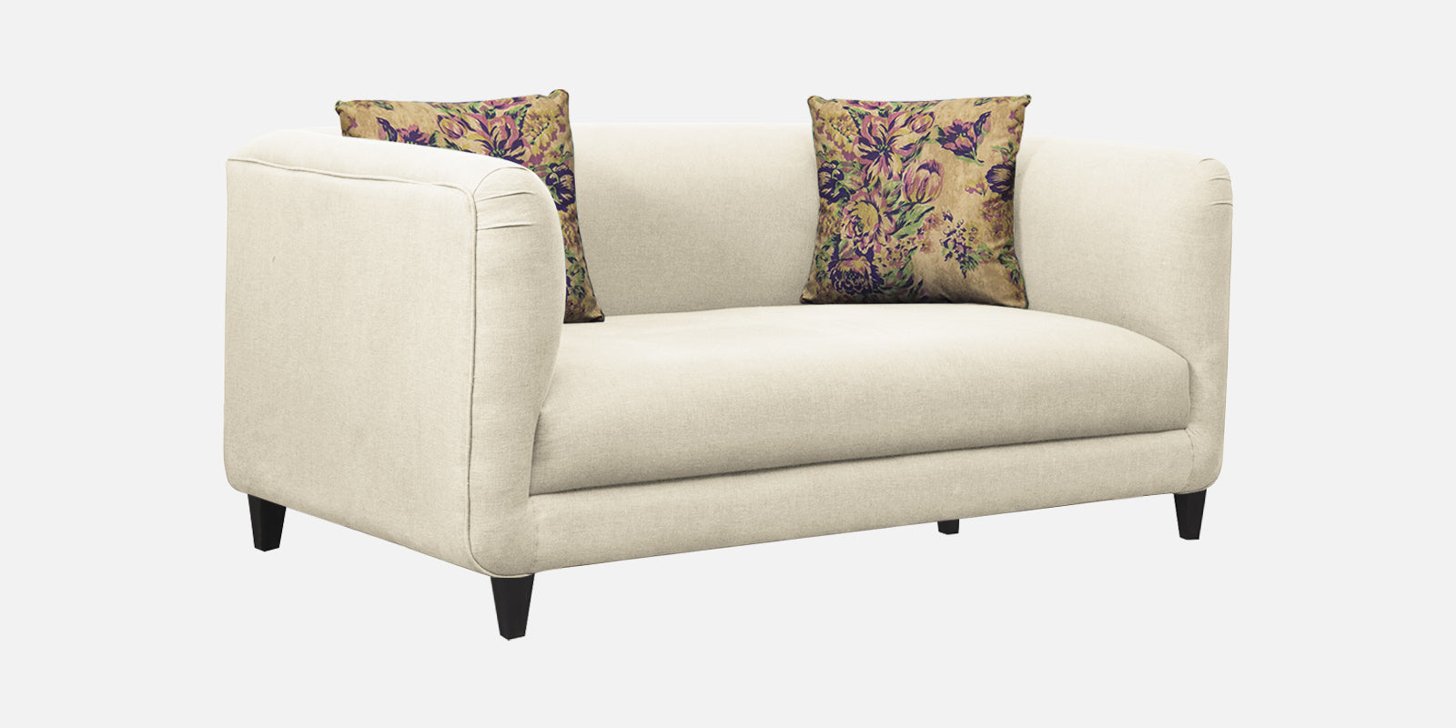Niki Fabric 2 Seater Sofa in Ivory Cream Colour