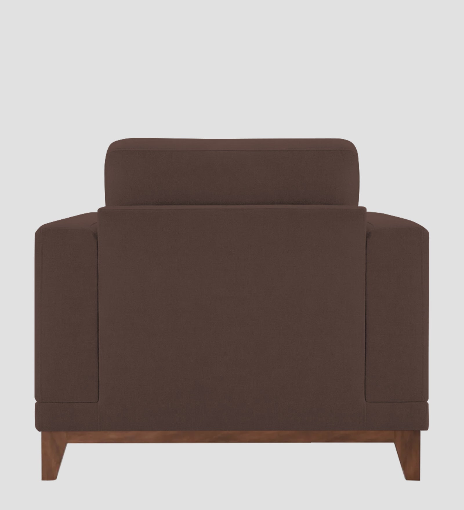 Esha Fabric 1 Seater Sofa In Caramel Brown Colour - Febonic Living