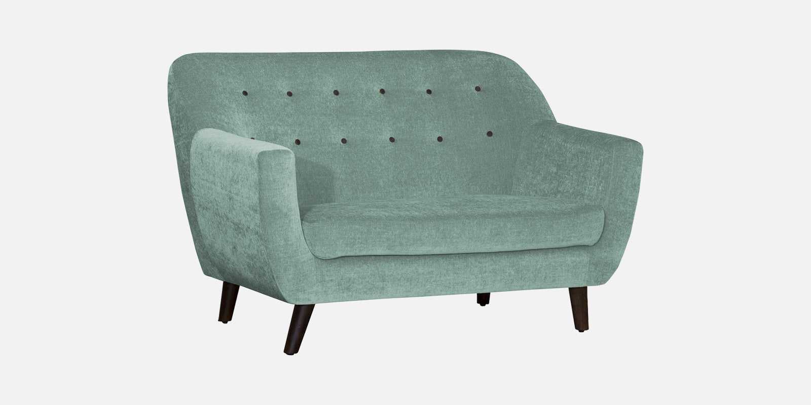 German Fabric 2 Seater Sofa In Suka Blue Colour - Febonic Living
