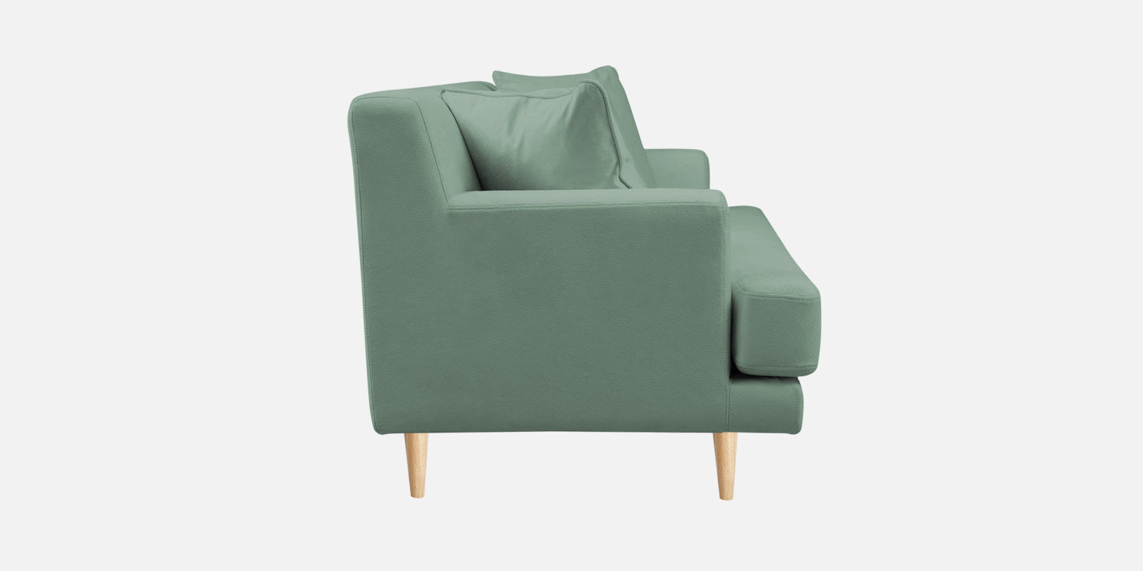 Woody Fabric 2 Seater Sofa In Mist Blue Colour - Febonic Living