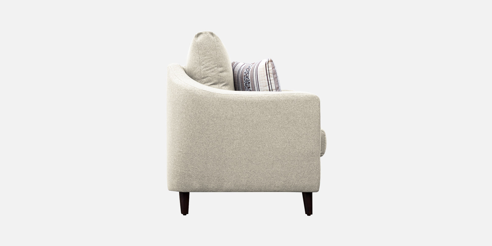 Kevin Fabric 2 Seater Sofa In Ivory Cream Colour - Febonic Living