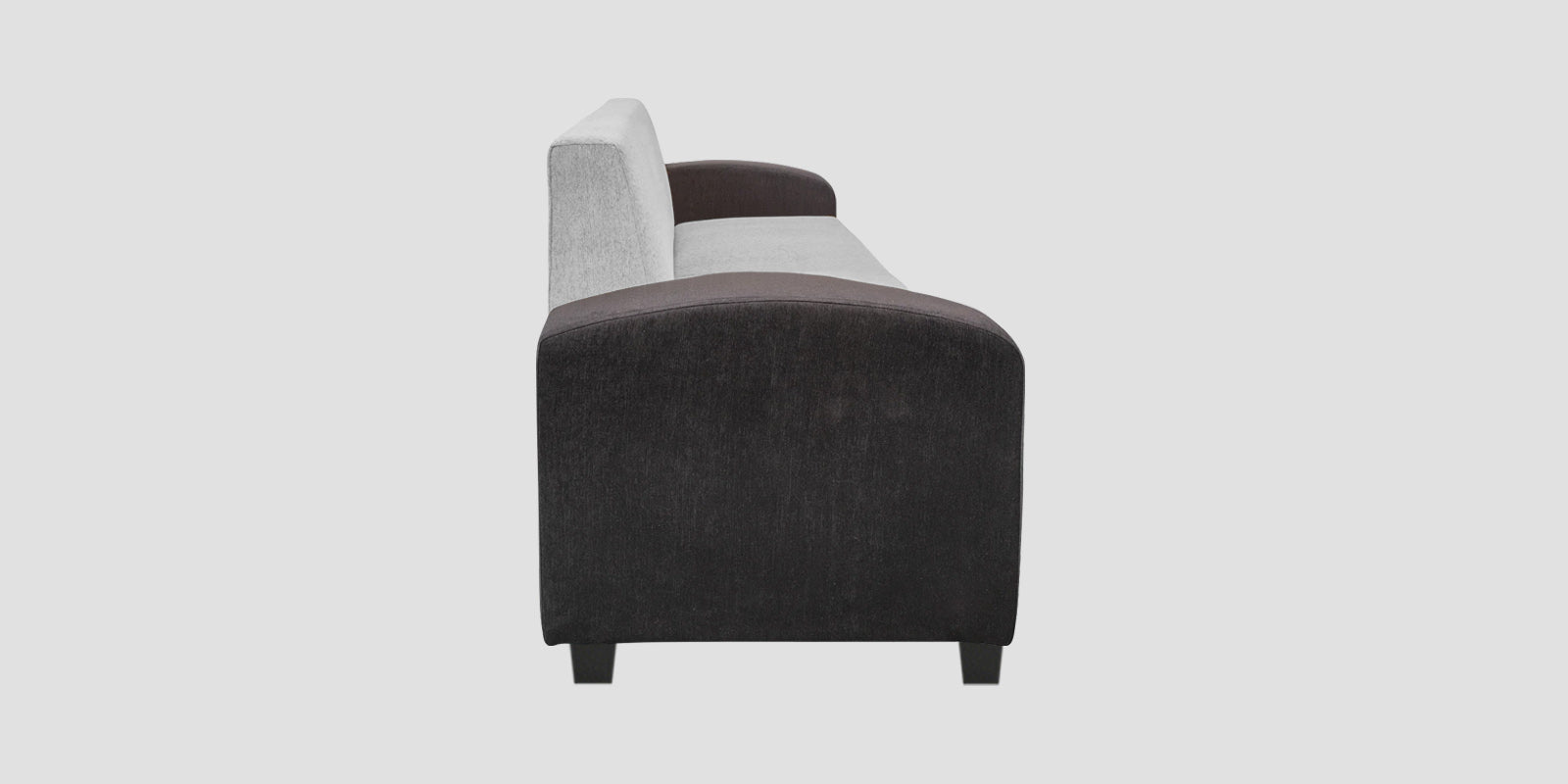 Alex Fabric 3 Seater Sofa In Lit Grey Colour - Febonic Living