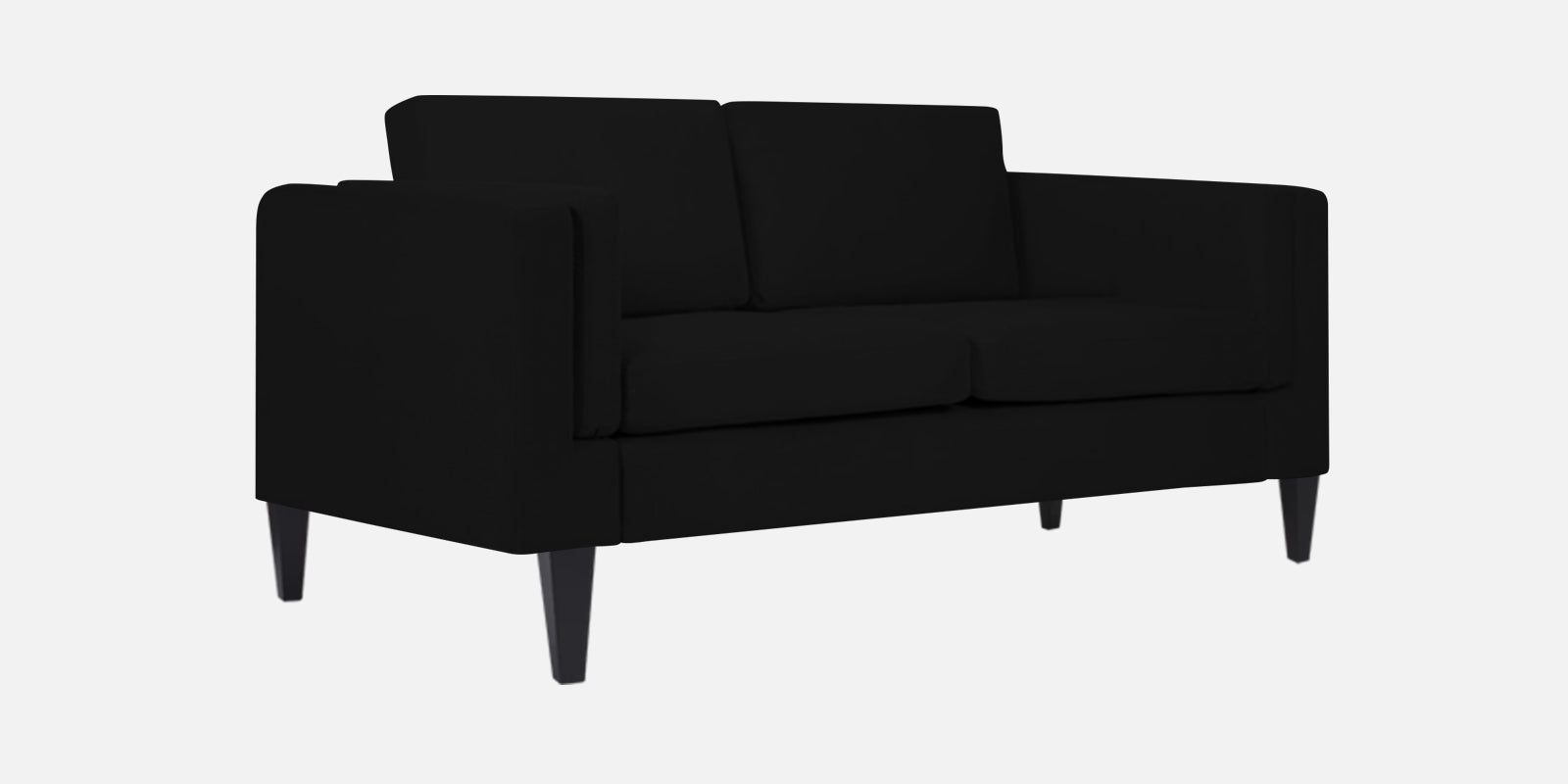 Jasper Velvet 2 Seater Sofa in Adam Black Colour