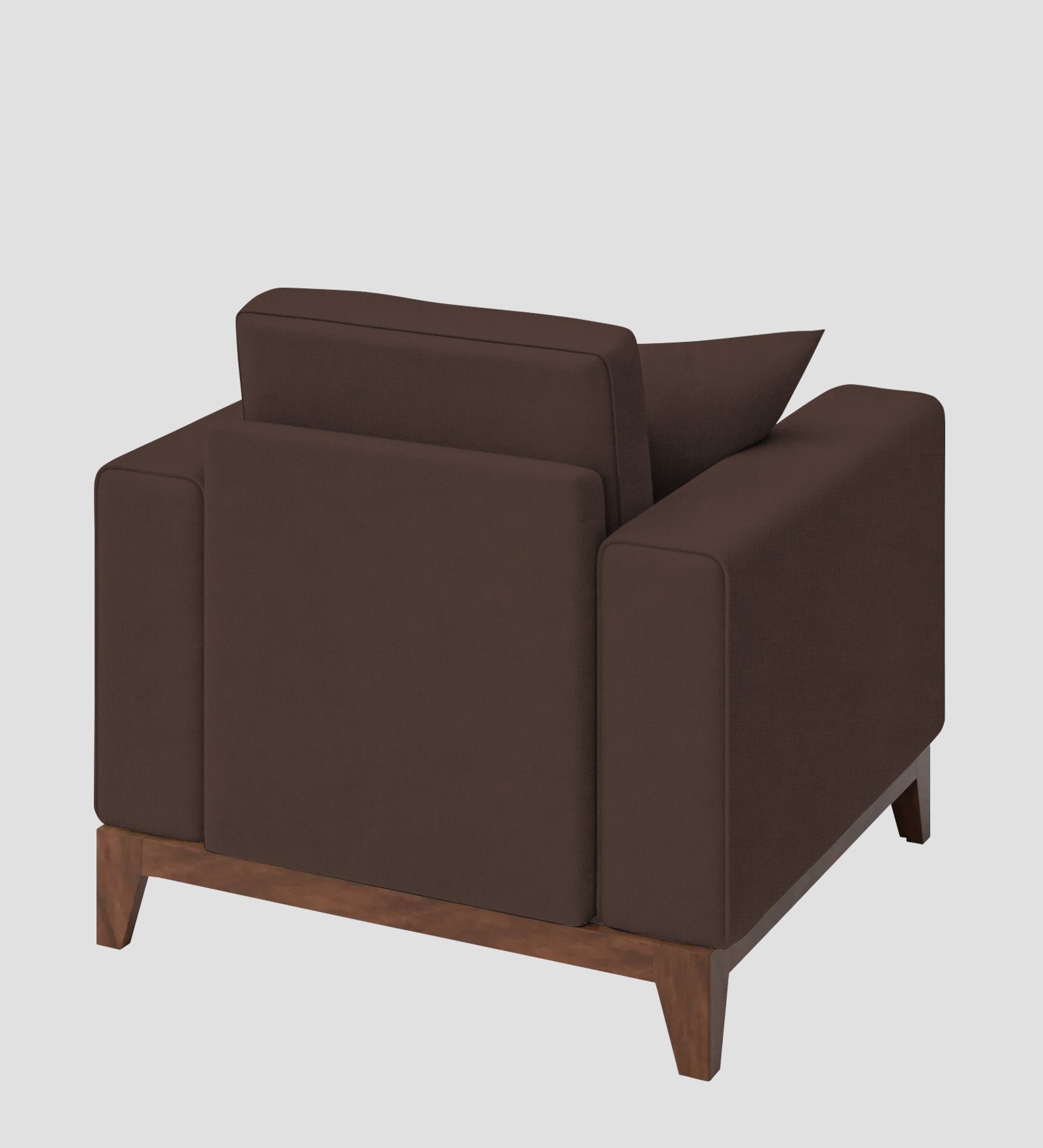 Luca Fabric 1 Seater Sofa In Caramel Brown Colour - Febonic Living