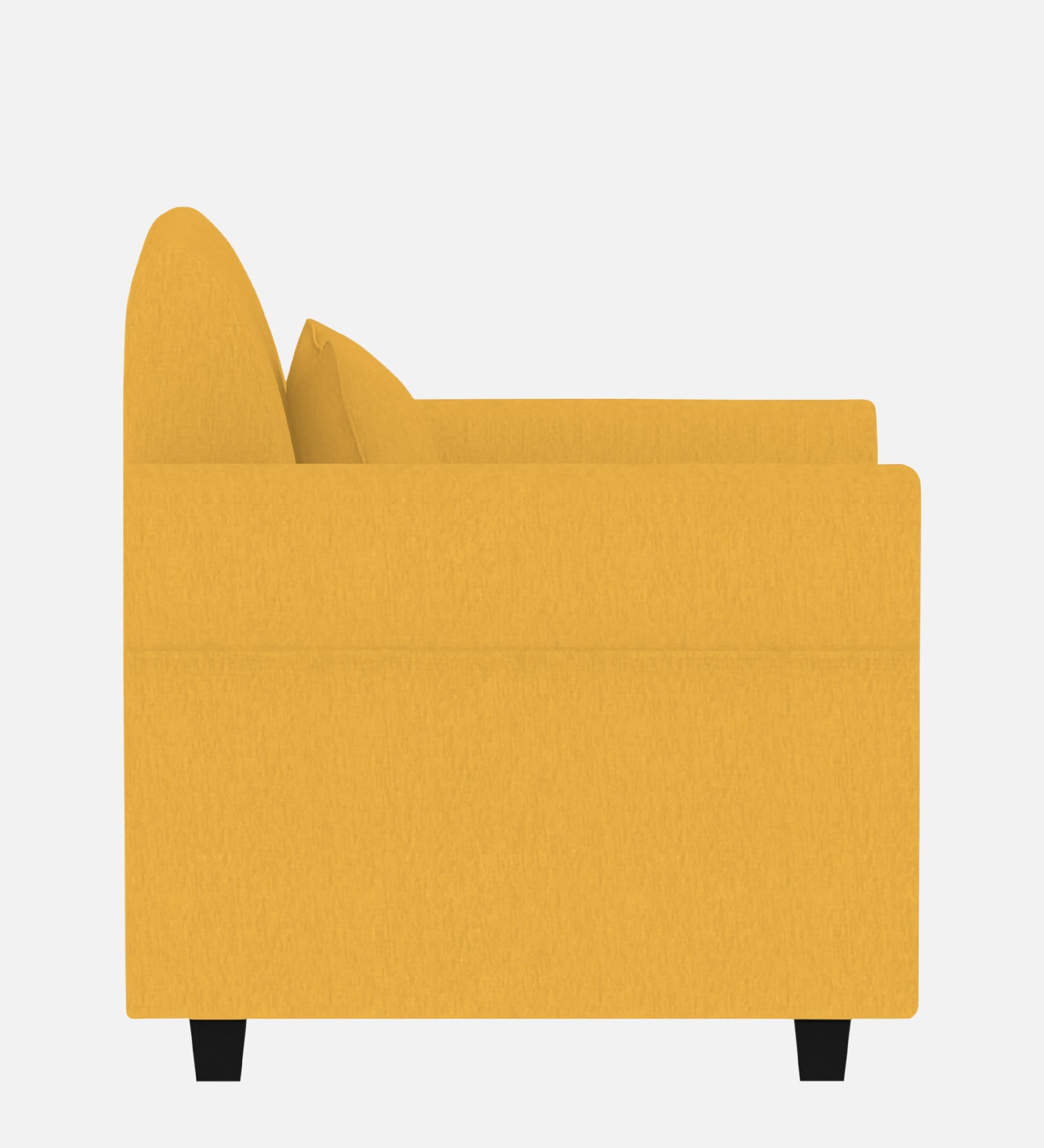 Derado Fabric 1 Seater Sofa In Bold Yellow Colour - Febonic Living