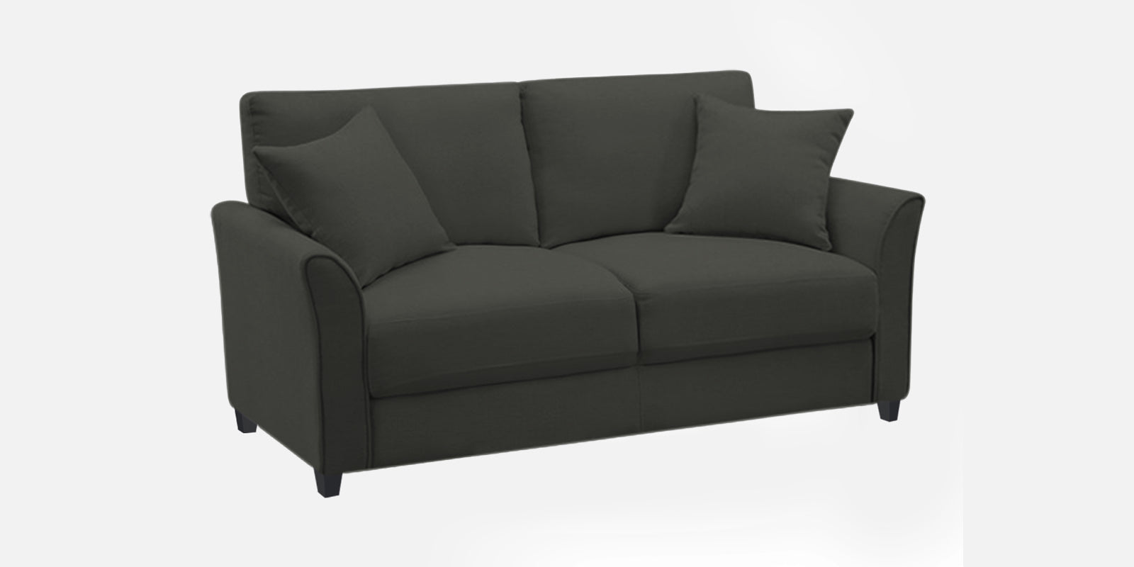 Daroo Velvet 2 Seater Sofa In Hory Grey Colour - Febonic Living