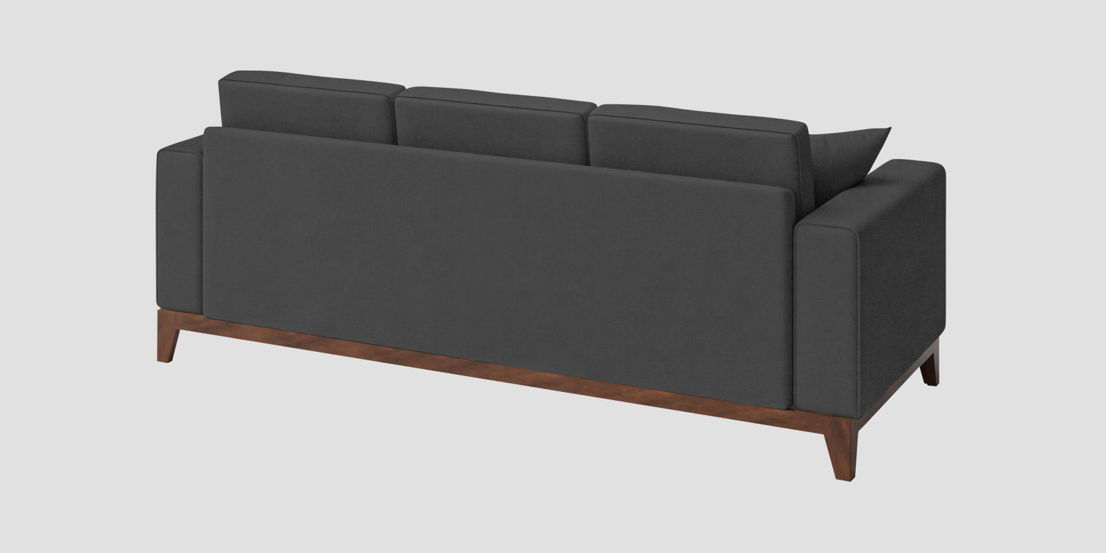 Luca Fabric 3 Seater Sofa In Stone Grey Colour - Febonic Living