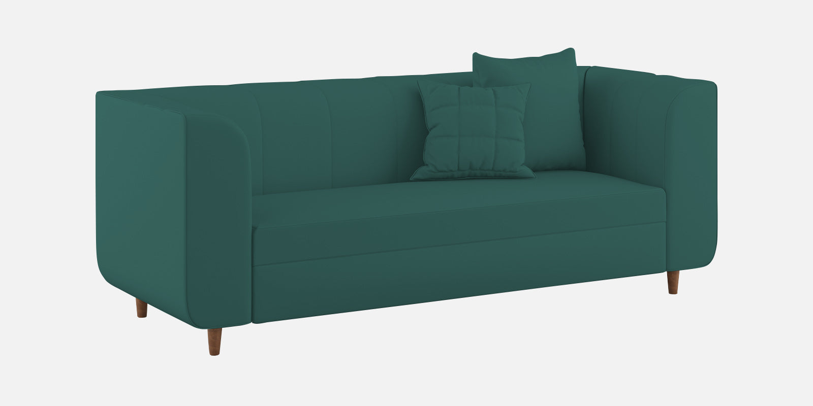 Sumo Velvet 3 Seater Sofa In Pine green Colour - Febonic Living
