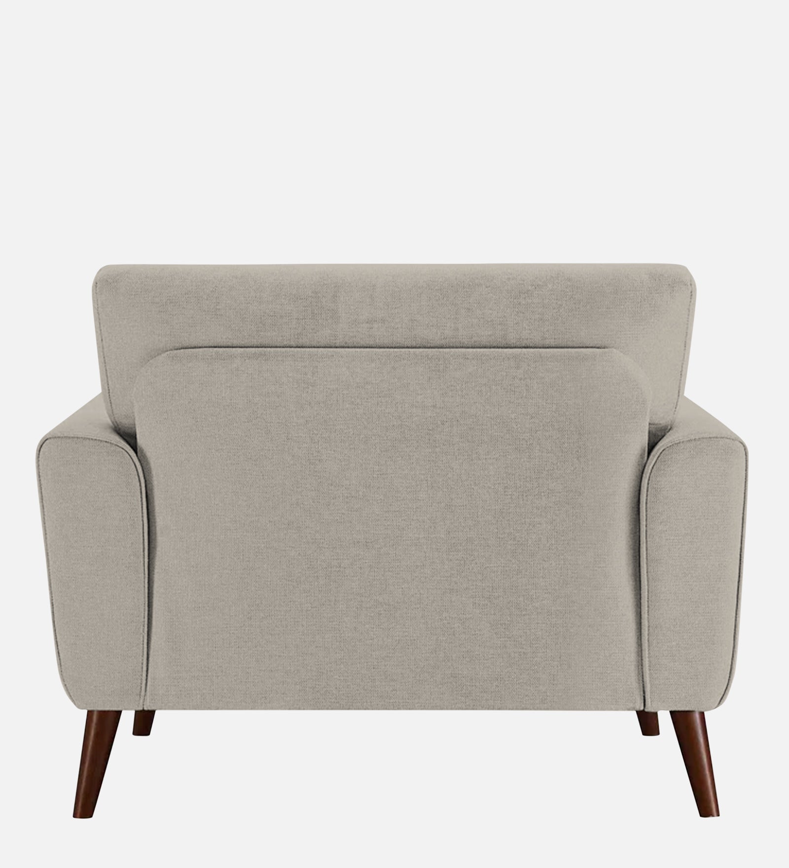 Castro Fabric 1 Seater Sofa In Ash Grey Colour - Febonic Living