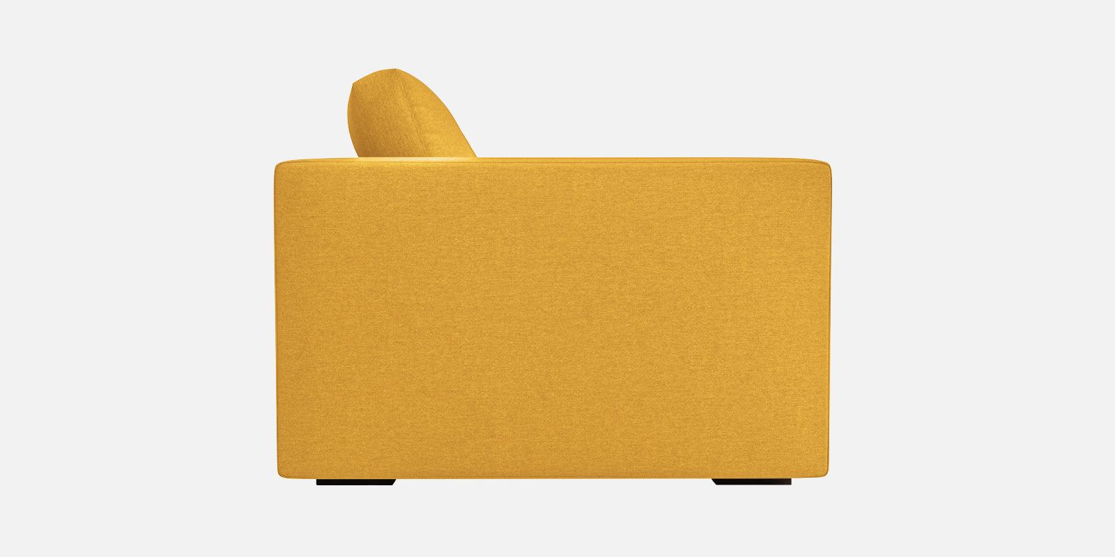 Messy Fabric 2 Seater Sofa In Bold Yellow Colour - Febonic Living