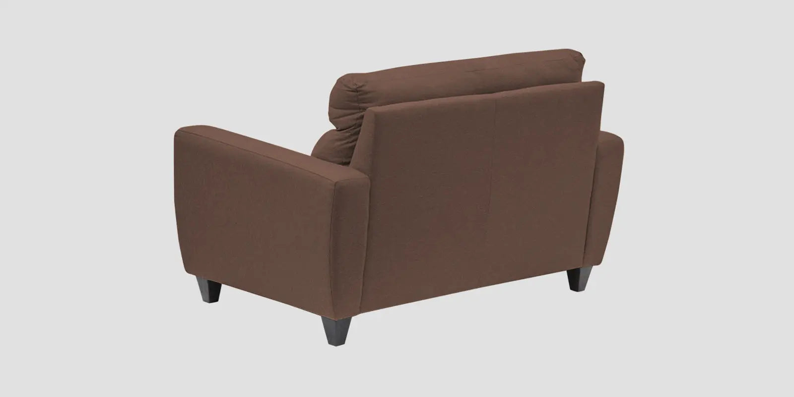 Burban Fabric 2 Seater Sofa In Latte Brown Colour Febonic Living