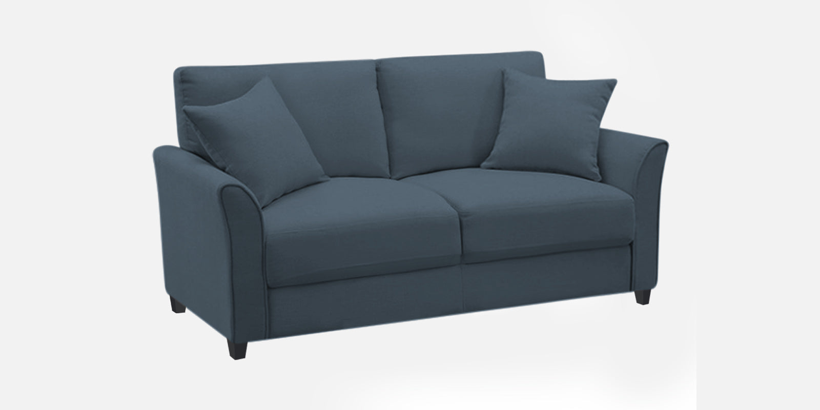 Daroo Velvet 2 Seater Sofa In Oxford Blue Colour - Febonic Living
