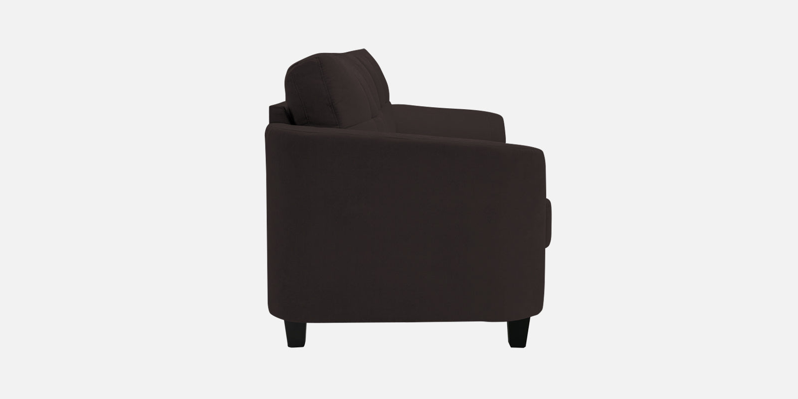 Mulan Fabric 2 Seater Sofa In Pebble Brown Colour - Febonic Living