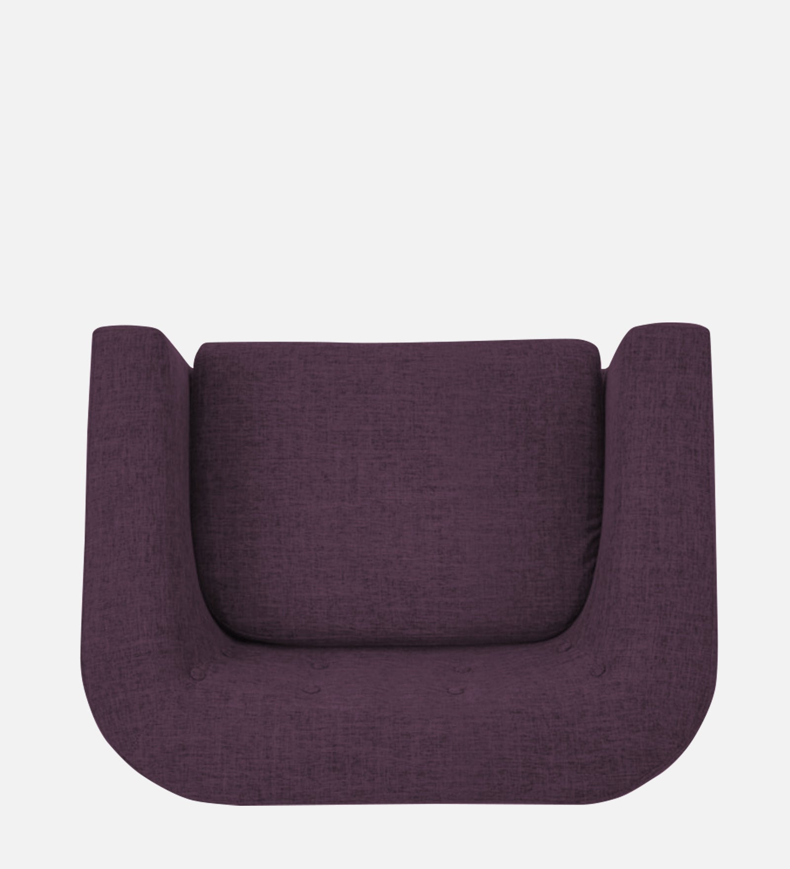 Casper Fabric 1 Seater Sofa In Greek Purple Colour - Febonic Living