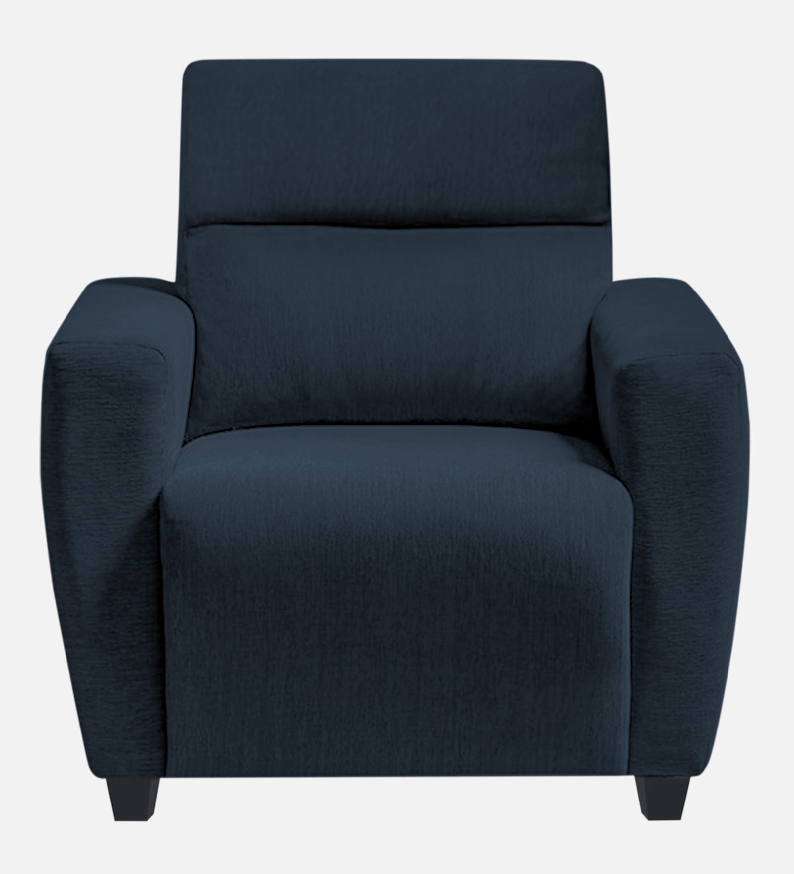 Bakadi Fabric 1 Seater Sofa In Denim Blue Colour - Febonic Living