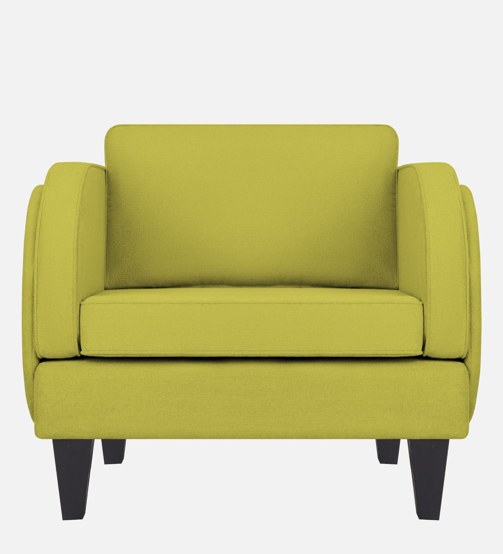 Siddy Fabric 1 Seater Sofa In Parrot Green Colour - Febonic Living
